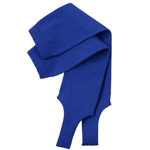 One Pair Twin City Solid Stirrup 4 in. Cut Royal Socks ~ Sporty and 