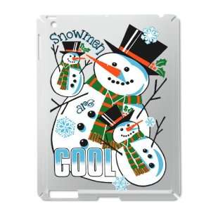 iPad 2 Case Silver of Christmas Holiday Snowmen Are Cool 
