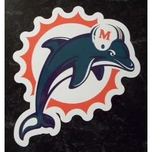  Miami Dolphins Team Logo NFL Car Magnet