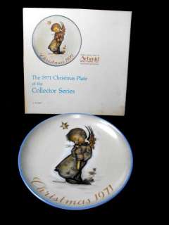 This is a 1971 Schmid (Hummel) Christmas Plate 1st in the series made 