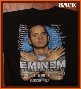 Eminem Anger Managment Rap Hip Hop Tour T Shirt L  