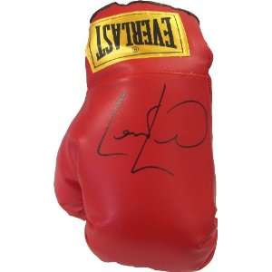  Lennox Lewis Autographed Everlast Boxing Glove   Autographed Boxing 