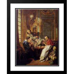  Boucher, Francois 28x36 Framed and Double Matted Morning 