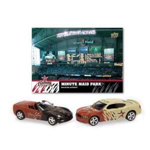Houston Astros 2008 MLB Dodge Charger and Chevrolet Corvette Die Casts 