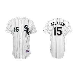  Chicago White Sox #15 Beckham White Stripe 2011 MLB 