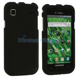 Black Hard Case Cover Accessory for Samsung Galaxy S 4G Vibrant T959 