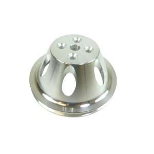   Machined Aluminum Water Pump Pulley   1 Groove (Short) Automotive