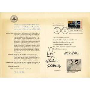  Apollo 11 Rare Signed Philatelic W Neil Armstrong PSA 