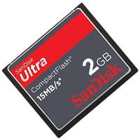 2GB Compact Flash Card Sandisk Ultra SDCFH 002G (BRB U)  