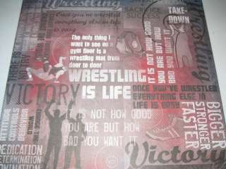 Scrapbooking Scrapbook Paper 12x12 Wrestling Is Life Collage  