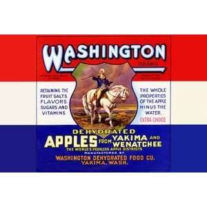 Washington Brand Dehydrated Apples   Paper Poster (18.75 x 28.5 