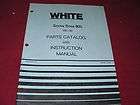Oliver White Tractor Snow Boss 800 Parts Book