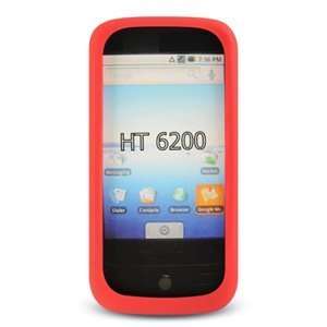  Premium Skin Case for Verizon HTC Droid Eris (Red): Cell 