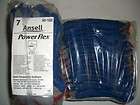 12 ANSELL Power Flex natural Rubber Safety Gloves Sz 7