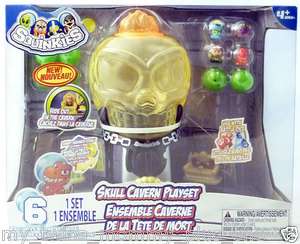   Squinkies Holder For Boys Skull Cavern Playset w 6 Exclusive Squinkies