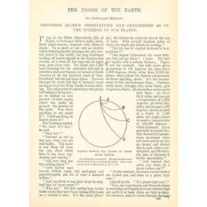  1900 John Milne Observations On Inside Of Earth 