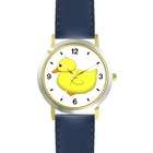 Leather Yellow Strap Watch  