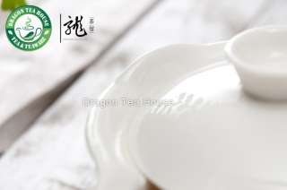 White Porcelain Gaiwan w/t Inbuilt Filter 150ml 5 fl oz  