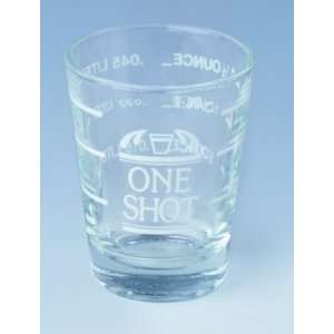   Shot Glass 2 oz with 1 1/4 oz Measure Lines