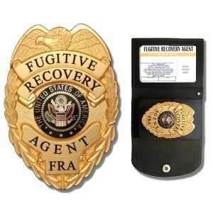  435 Fugitive Recovery Agent Badge Set