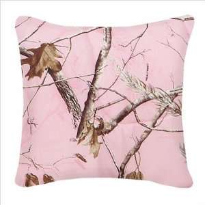  Realtree Girl   AP Pink Camouflage Pillow   18 x 18