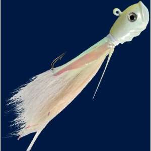 ProFish Fishing Bucktail 3 oz White Glo Shad 3 Pk PBT 300 01  
