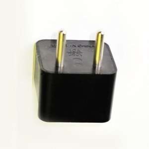   Black AU US to 2 Pin EU AC Power Plug Adapter Converter Electronics