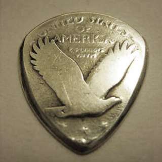 SILVER COIN PICK Standing Liberty Eagle US Quarter for Acoustic 
