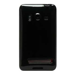 Shiny Black Candy TPU Gel Soft Cover Case Skin Sleeve for Sprint HTC 