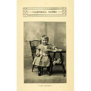 1901 Print California Babies Boy Fashion Furniture   Original Halftone 