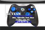 10 MODE XBOX 360 RAPID FIRE MODDED CONTROLLER BLUE LEDS  
