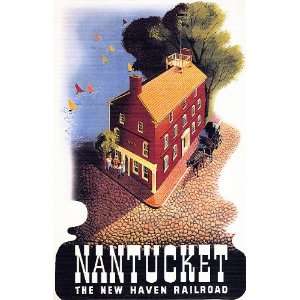 NANTUCKET BEACH NEW HAVEN RAILROAD TRAVEL TOURISM BY TRAIN AMERICAN 