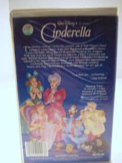 This is a Walt Disney Classic Cinderella Childrens VHS Tape.