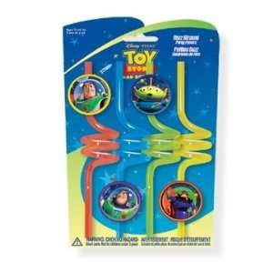  Buzz Lightyear Crazy Straws (4 count) Toys & Games