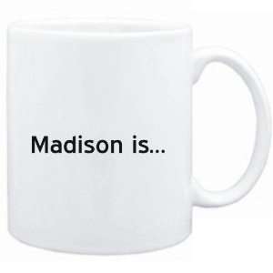  Mug White  Madison IS  Usa Cities