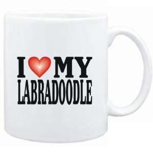 Mug White  I LOVE Labradoodle  Dogs:  Sports & Outdoors