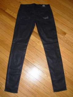 NWT ROCK & REPUBLIC *CRAZY B@#H* Jeans WAXED Destroyed Skinny 31 x 35 