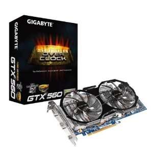 GIGABYTE GeForce GTX 560 Super Overclock 1GB GDDR5 PCI Express 2.0 2x 