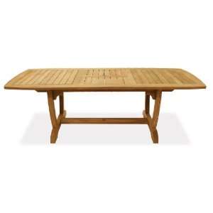  Royal Teak Gala Oval Expansion Patio Dining Table 