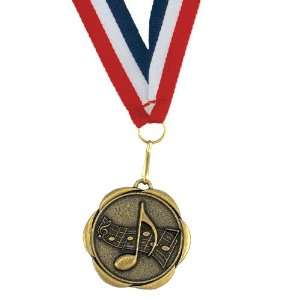  Set of 100 Award Medals with Neck Ribbons   Music Office 