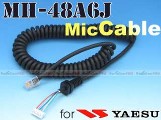Mic Cable Fr Yaesu MH 48A6J FT 7800 FT 8800 FT 8900  