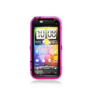  HTC Droid Incredible 2 Hybrid Dual Protector Case   Black 