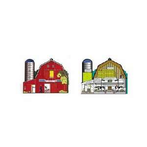    The Straight Edge Inside Dairy Barn Childrens Puzzle Toys & Games
