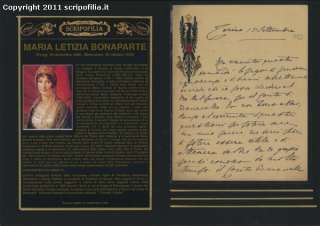 WONDERFUL LETTER ON LETTERHEAD OF THE DUCHESS OF DAUGHTER AOSTA JEROME 