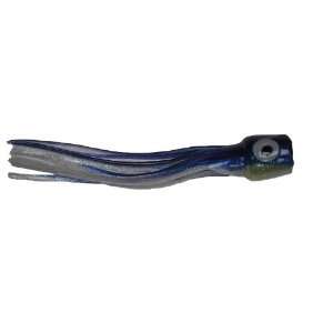 Saltwater Fishing Lure Soft Head Blue and Clear  AND 50% 