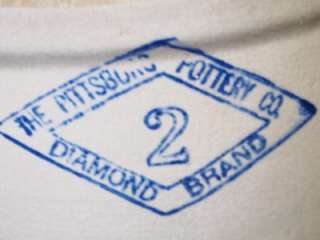 Pittsburg Pottery Co. 2 Diamond Brand 2 gallon Crock  