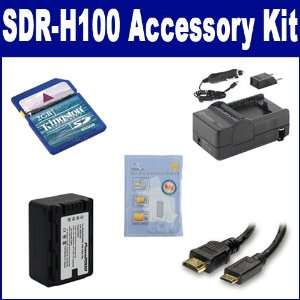  Panasonic SDR H100 Camcorder Accessory Kit includes: SDM 