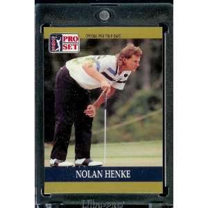  1990 ProSet # 22 Nolan Henke Rookie PGA Golf Card   Mint 