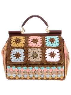 Dolce & Gabbana Crochet Shoulder Bag   Francis Ferent   farfetch 