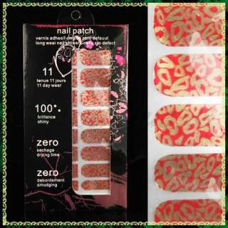  Toe Stickers Nail Art Transfer Decals Armour Wrap Patch Foil Salon DIY
